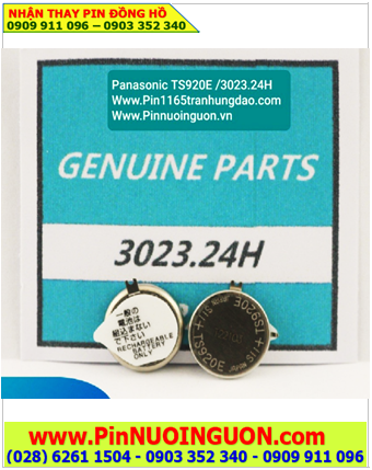 Pin SOLAR TS920E Part 3023.24H, Pin sạc đồng hồ Solar TS920E Part 3023.24H chính hãng, Nhận thay pin đồng hồ SOLAR